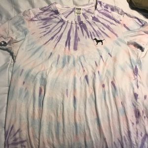 PINK Tie-dye shirt